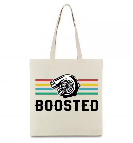 Еко-сумка Boosted tuning Бежевий фото