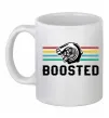 Чашка керамічна Boosted tuning Білий фото