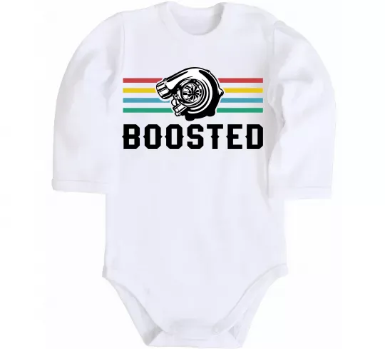 Дитячий бодік Boosted tuning Білий фото