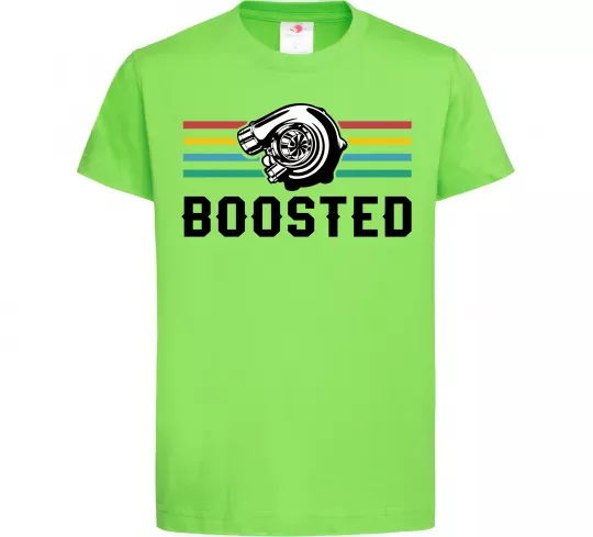 Детская футболка Boosted tuning Лаймовый фото