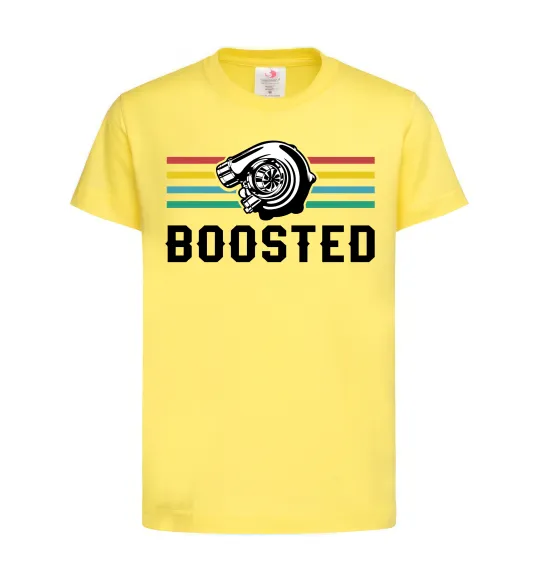 Детская футболка Boosted tuning Лимонный фото