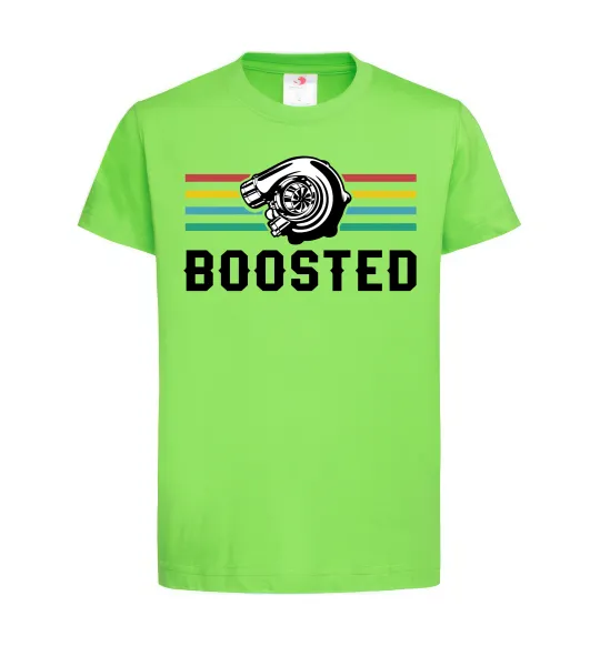 Детская футболка Boosted tuning Лаймовый фото