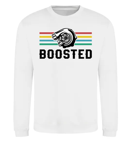 Свитшот Boosted tuning Белый фото