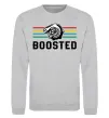 Свитшот Boosted tuning Серый меланж фото