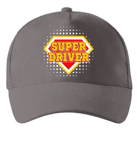 Кепка Super driver Сірий фото