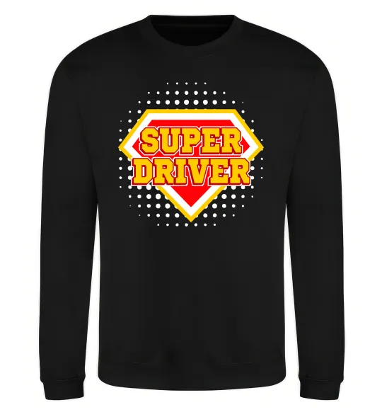 Свитшот Super driver Черный фото
