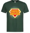 Мужская футболка Super driver Темно-зеленый фото