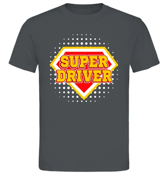 Мужская футболка Super driver Графит фото