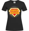 Женская футболка Super driver Черный фото