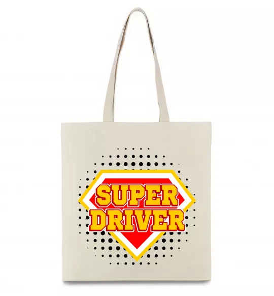 Еко-сумка Super driver Бежевий фото