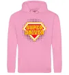 Женская толстовка (худи) Super driver Розовый фото
