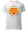Чоловіча преміум футболка Super driver Білий фото