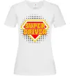 Женская футболка Super driver Белый фото