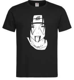 Чоловіча футболка Itachi naruto, розмір - М, колір - чорний