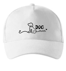 Кепка Dog mom line, колір - білий