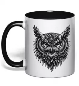 Чашка з кольоровою ручкою