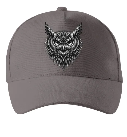 Кепка Сова графіка Серый фото