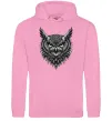 Чоловіча толстовка (худі) Сова графіка Рожевий фото