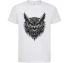 Дитяча футболка Сова графіка Білий фото