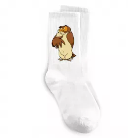 Носки Сова мультфільм Белый фото