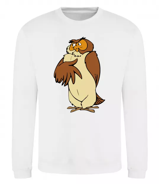 Свитшот Сова мультфільм Белый фото