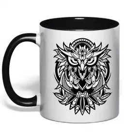 Чашка с цветной ручкой