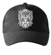 Кепка Сова орнамент Черный фото