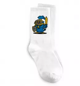 Носки Сова в обладунках Белый фото