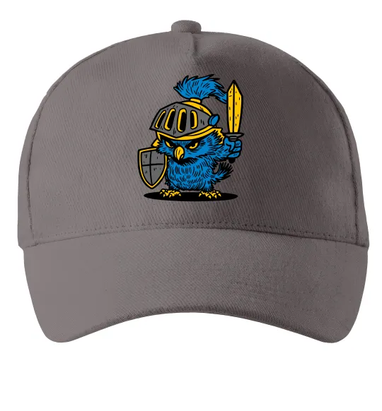 Кепка Сова в обладунках Серый фото