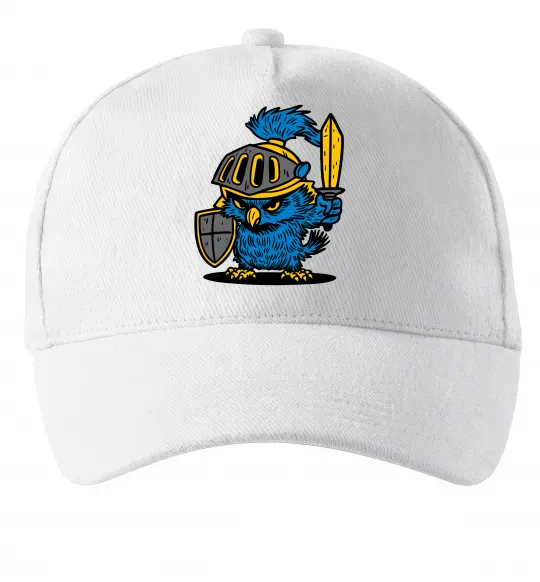 Кепка Сова в обладунках Белый фото