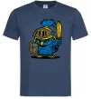 Мужская футболка Сова в обладунках Темно-синий Мужская футболка Сова в обладунках Темно-синий фото