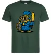 Мужская футболка Сова в обладунках Темно-зеленый Мужская футболка Сова в обладунках Темно-зеленый фото
