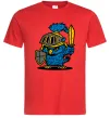Мужская футболка Сова в обладунках Красный Мужская футболка Сова в обладунках Красный фото
