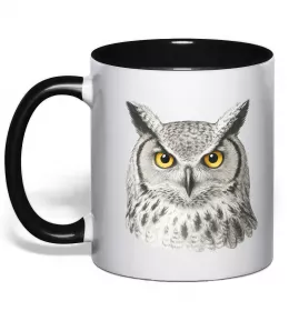 Чашка с цветной ручкой