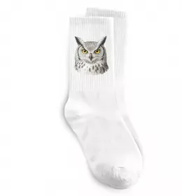 Носки Сова погляд Белый фото