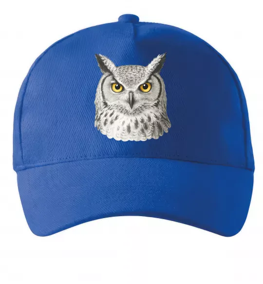 Кепка Сова погляд Ярко-синий фото