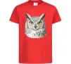 Дитяча футболка Сова погляд Червоний фото