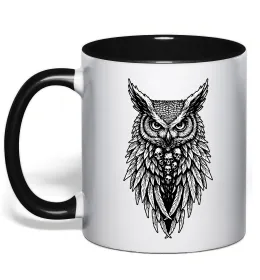 Чашка с цветной ручкой