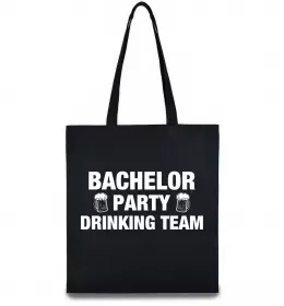 Еко-сумка I`m hooked Чорний фото