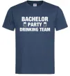 Чоловіча футболка Bachelor party drinking team Темно-синій фото