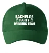 Кепка Bachelor party drinking team Темно-зеленый фото