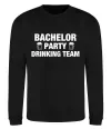 Світшот Bachelor party drinking team Чорний фото