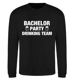 Свитшот Bachelor party drinking team Черный фото