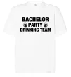 Футболка Оверсайз Bachelor party drinking team Білий фото