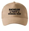 Кепка Bachelor party drinking team Пісочний фото