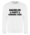 Світшот Bachelor party drinking team Білий фото