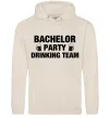 Мужская толстовка (худи) Bachelor party drinking team Таш фото