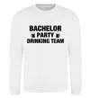 Світшот Bachelor party drinking team Білий фото