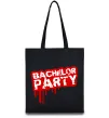 Эко-сумка Bachelor party Черный фото