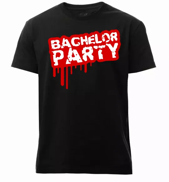 Чоловіча преміум футболка Bachelor party Чорний фото